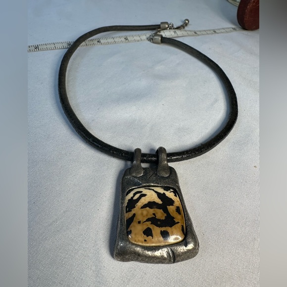 Industrial animal pendant Chico’s boho necklace - Picture 7 of 7